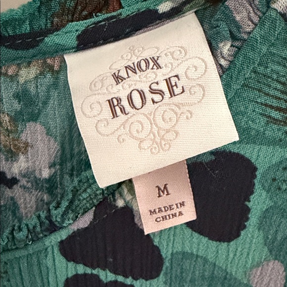 Knox Rose Floral Long Sleeve Dress medium - Picture 4 of 4